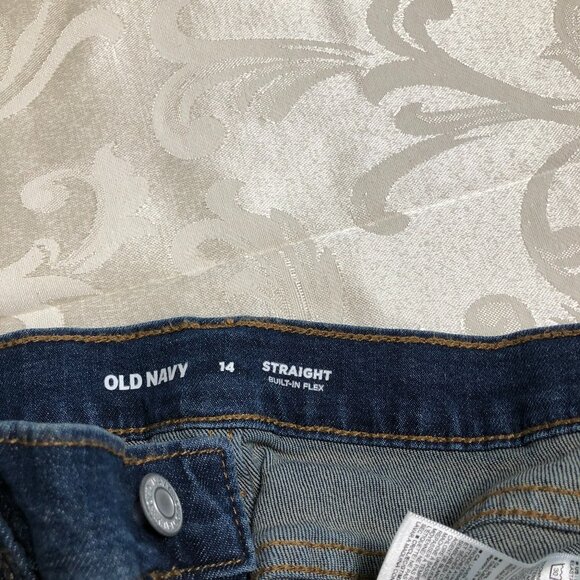 NEW Old Navy Straight Built In Flex Jeans Kids - Picture 3 of 6